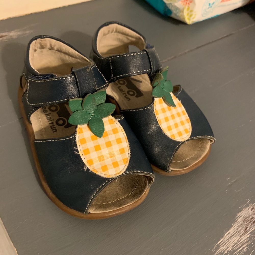 Adorable pineapple sandals